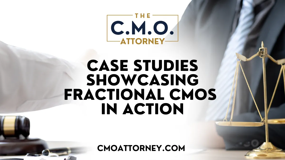 In today’s fast-paced legal market, many law firms struggle with effective marketing strategies. What is a fractional CMO, and how can they drive your law firm growth? This post showcases case studies illustrating the impact of fractional CMOs in action, exploring their role in shaping successful law firm marketing strategies. Readers will gain insights into real-world applications, the benefits of strategic partnerships with fractional CMOs, and approaches to overcome common challenges. By understanding these elements, law firms can enhance their marketing efforts and achieve sustained growth through expert consultation.