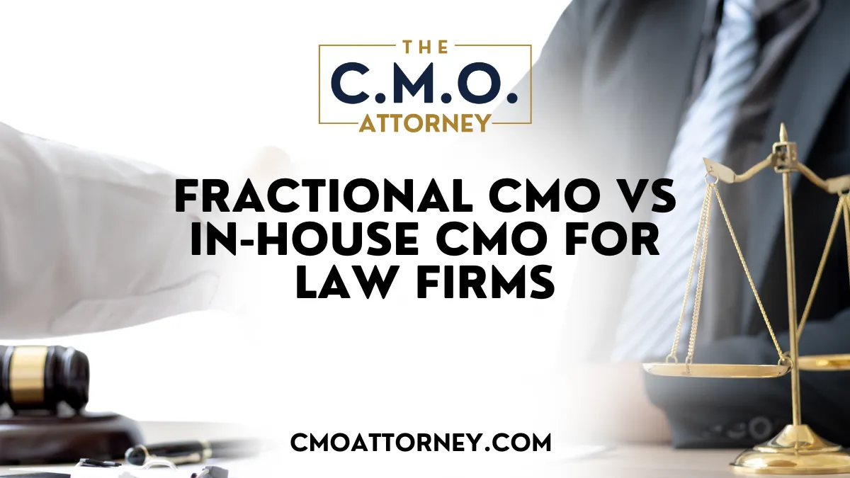 Choosing between a fractional Chief Marketing Officer (CMO) and an in-house CMO can be challenging for law firms aiming to strengthen their marketing efforts. Law firms often face a dilemma about the best approach to optimize their marketing resources. This article will explore the distinct roles of fractional and in-house CMOs, their advantages, and how to assess a law firm’s unique marketing needs. By engaging with this content, readers will gain insights into effective strategies to enhance their digital marketing for lawyers, ultimately leading to improved client acquisition and retention.