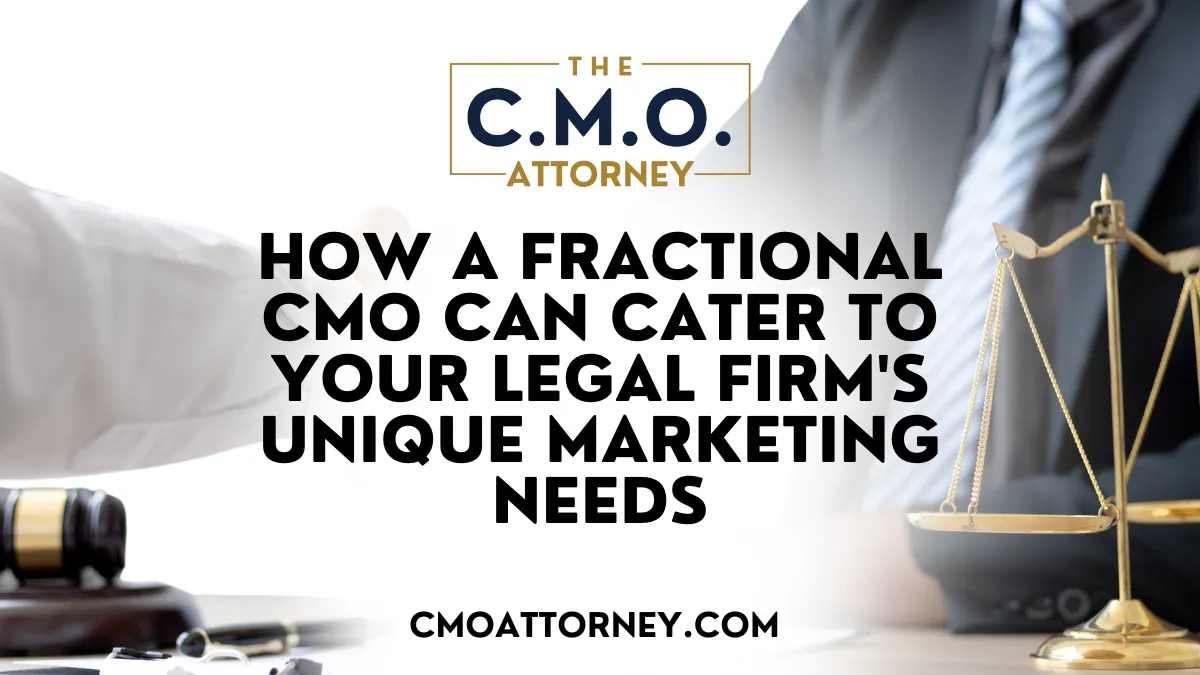 Are you struggling to navigate the complexities of marketing for your legal firm? Engaging a fractional Chief Marketing Officer (CMO) could be the solution you need. This article will explore the unique role of a fractional CMO, evaluate their suitability for your firm, and highlight the cost-effectiveness of this approach. Readers will benefit from insights into how a fractional CMO can provide tailored marketing resources and strategies, addressing common challenges in digital marketing for lawyers. Understanding this will empower firms to enhance their marketing culture and drive measurable results through expert consultation.