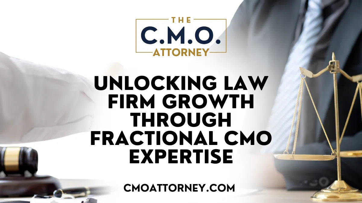 Are you struggling to grow your law firm despite investing in various marketing resources? Many firms find that traditional marketing strategies fall short, highlighting the need for a targeted approach. This article will explore how a fractional Chief Marketing Officer (CMO) can transform your law firm's marketing strategy by leveraging consultation, enhancing email marketing efforts, and implementing effective growth strategies. By understanding these insights, law firms can overcome common challenges and unlock their full potential for sustainable growth.