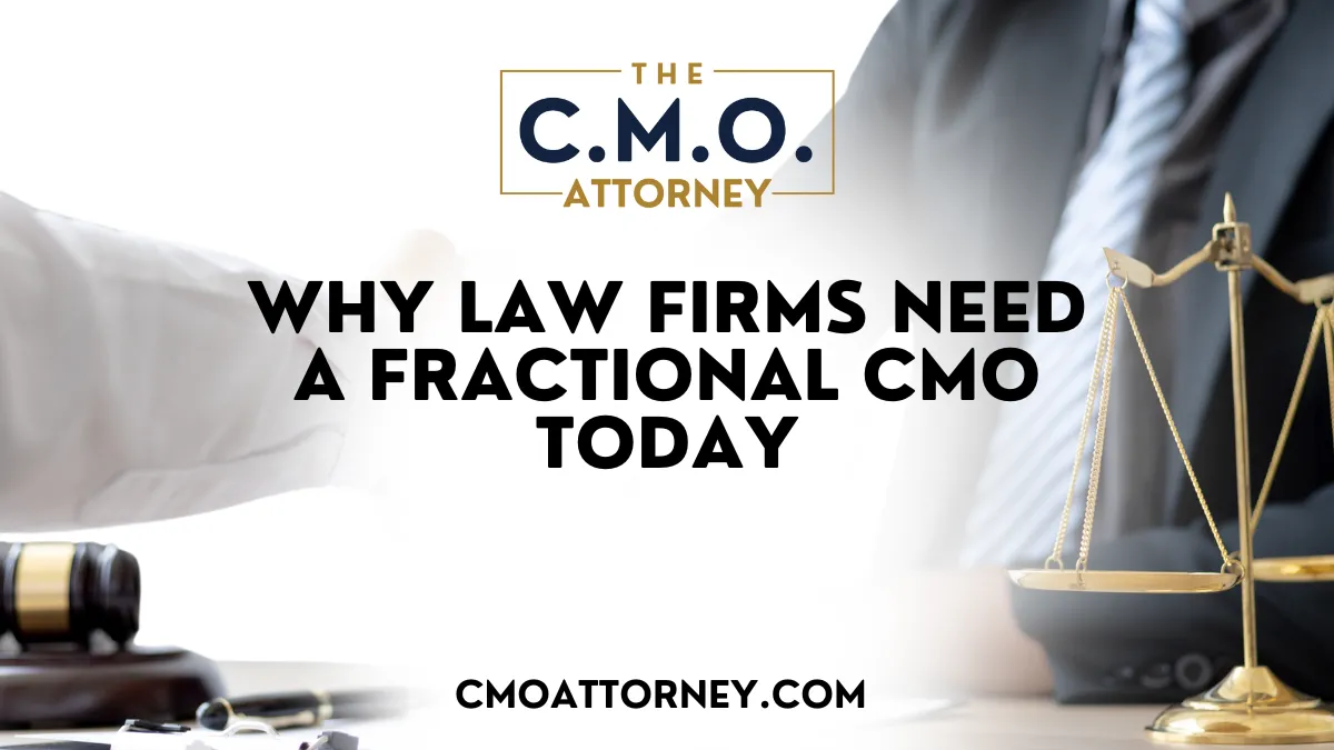 Law firms often struggle with effective marketing in today's competitive landscape. A fractional CMO can provide the specialized expertise needed to enhance marketing strategies and drive growth. This article will explore the role of a fractional CMO in modern law firms, how they shape effective legal marketing strategies, and when to engage their services. By understanding these key points, readers will learn how a fractional CMO can solve common marketing challenges, optimize digital marketing for lawyers, and access essential marketing resources to achieve their goals. For more information about us, continue reading to identify how consulting with a fractional CMO can support your law firm’s success.