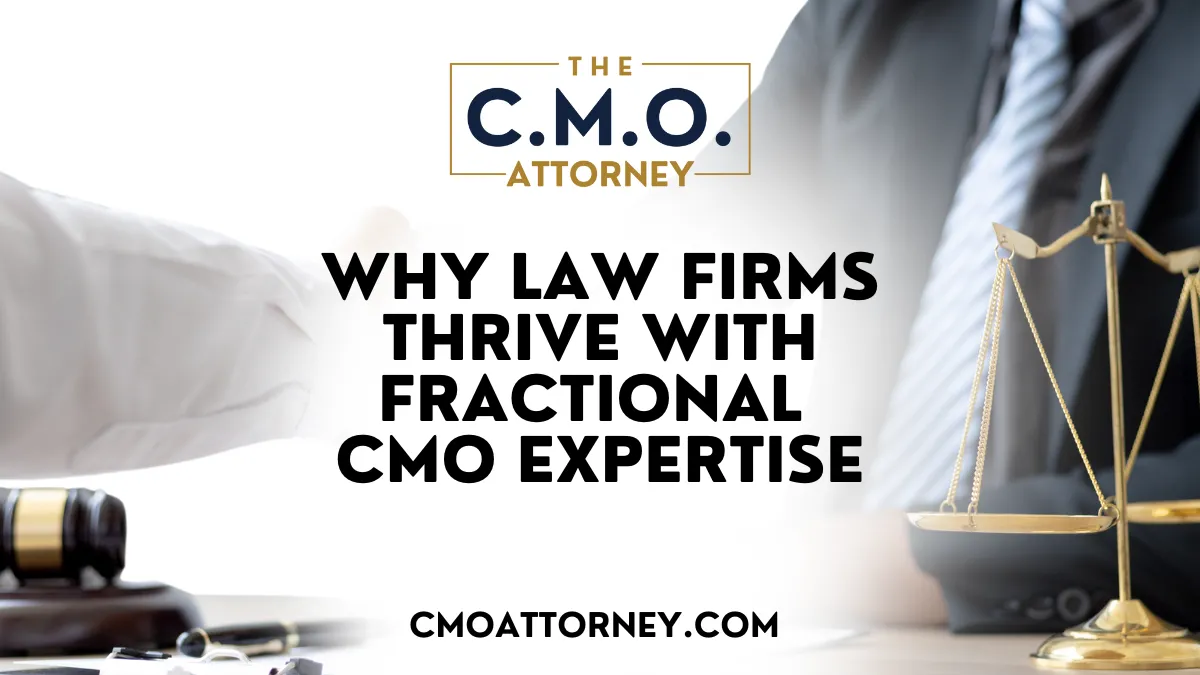 Many law firms still believe they can manage marketing strategies effectively with in-house teams alone. This belief may hinder their potential for growth. This blog post explores the essential role of a fractional CMO and how they can enhance digital marketing for lawyers. Readers will learn about the impact of fractional CMO strategies on growth, real-life case studies showcasing their success, and key metrics to assess effectiveness. By addressing common challenges firms face, this content will provide practical insights to improve consultation outcomes and return on investment.